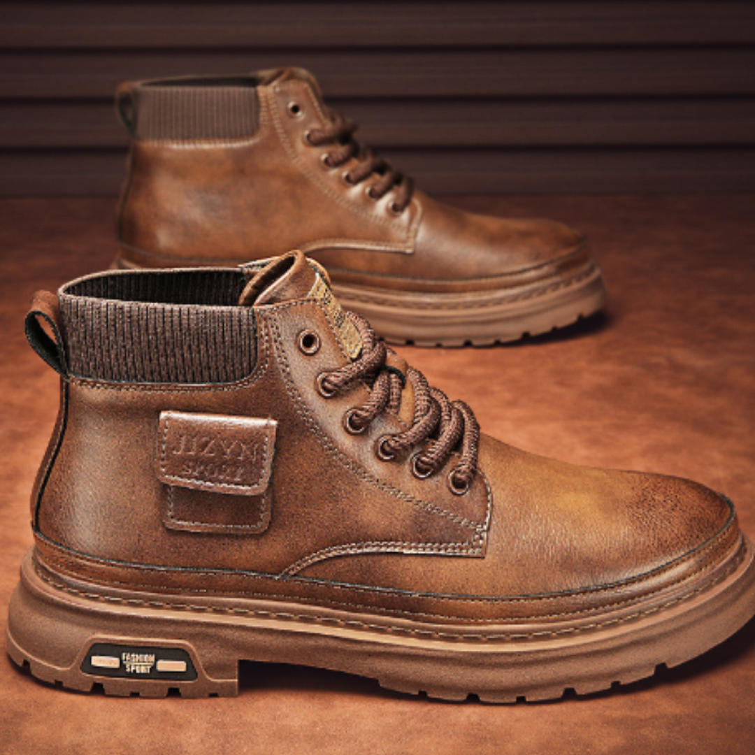 Hoogwaardige leren herenschoenen voor comfort en tijdloze stijl | Boaz