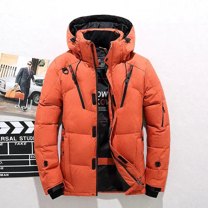 Winterjas Heren | Warme Ski Jas met Capuchon