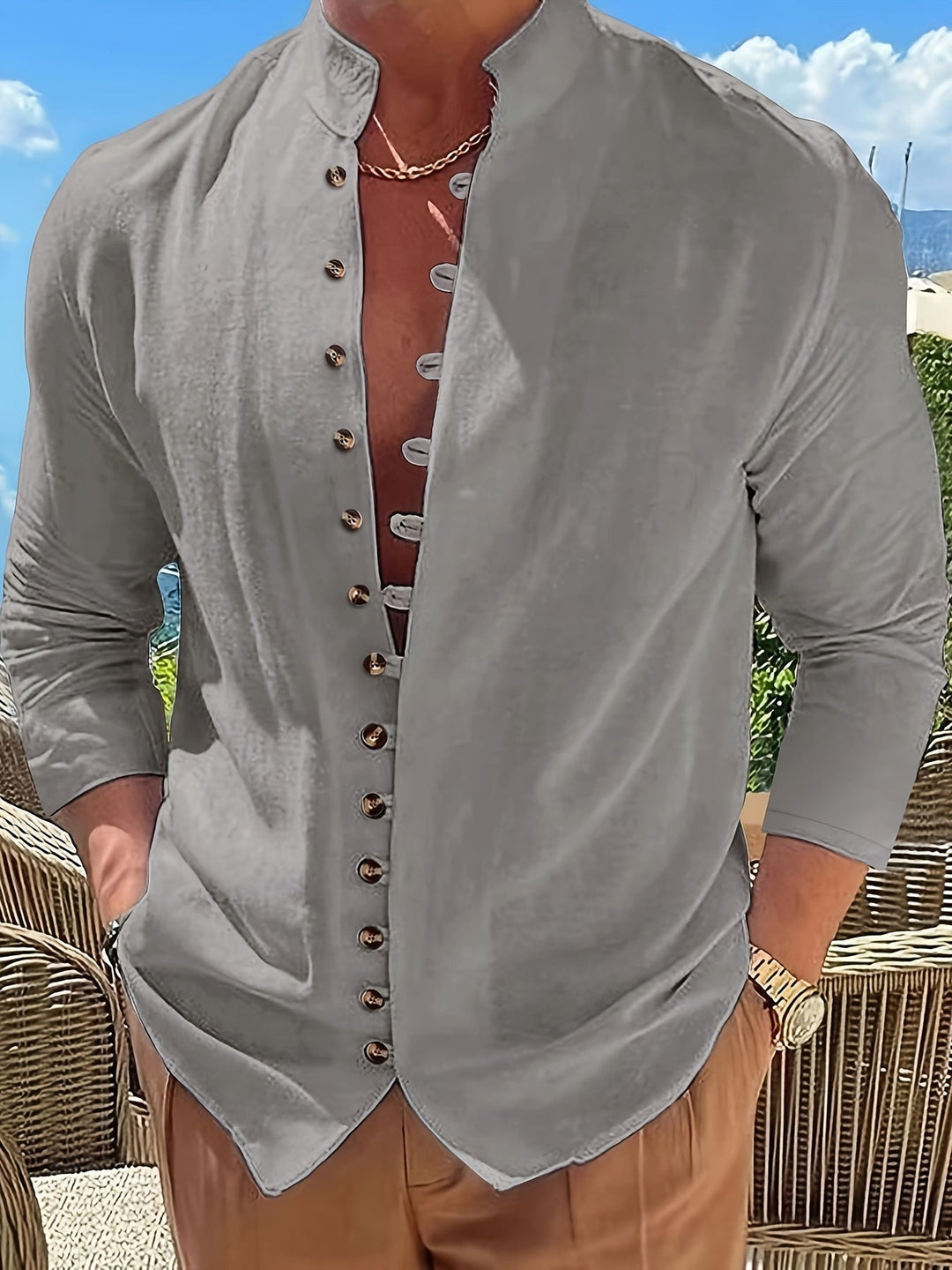 Heren Shirt | Elegant | Lange Mouw | Zomer