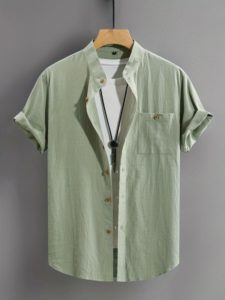 Heren Shirt | Straight | Korte Mouw | Zomer