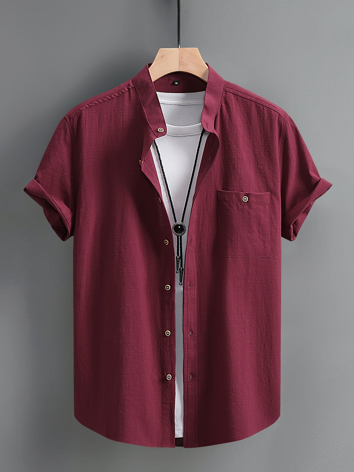 Heren Shirt | Straight | Korte Mouw | Zomer