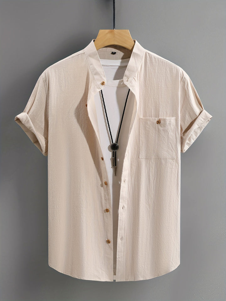 Heren Shirt | Straight | Korte Mouw | Zomer