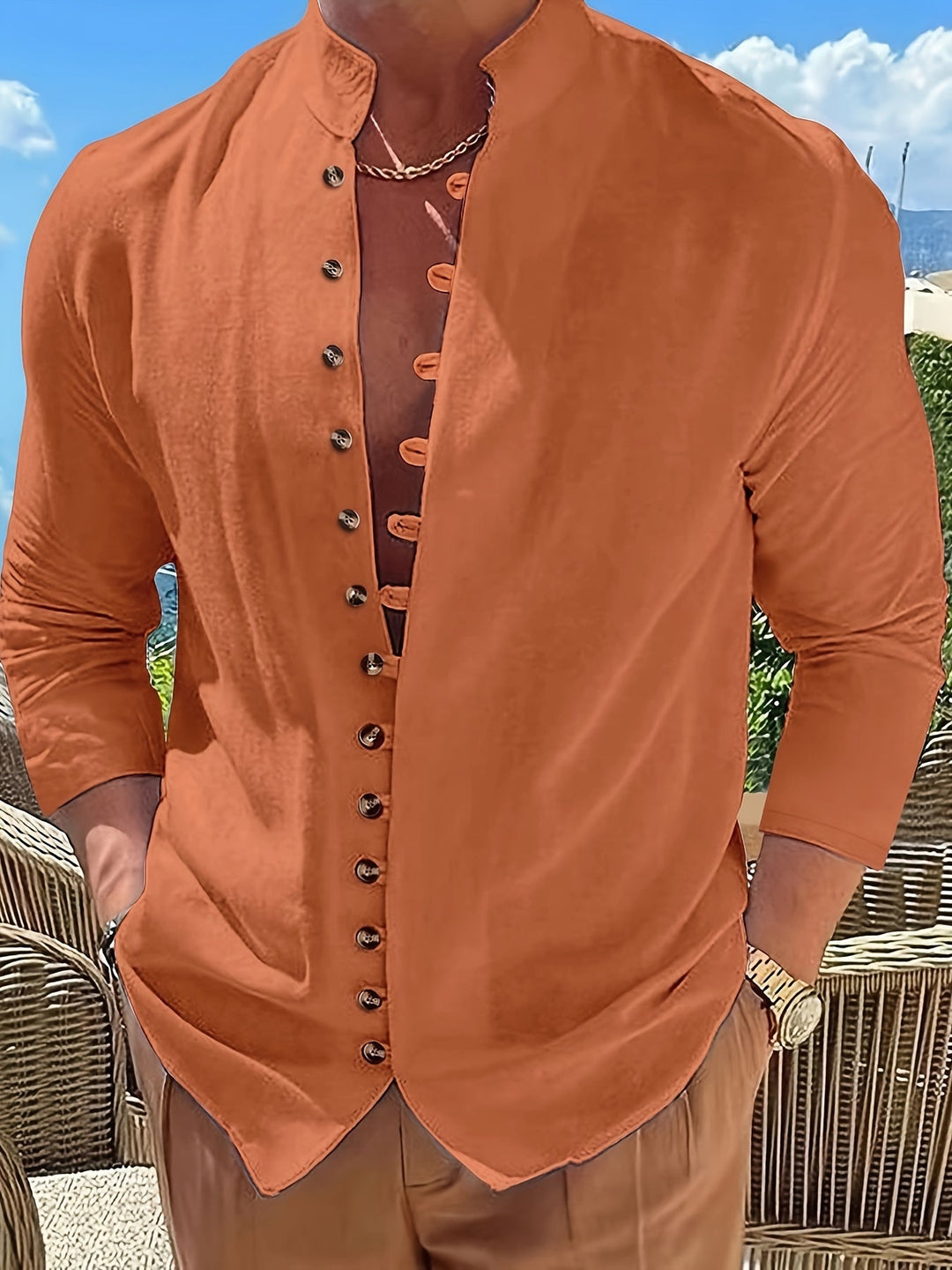 Heren Shirt | Elegant | Lange Mouw | Zomer