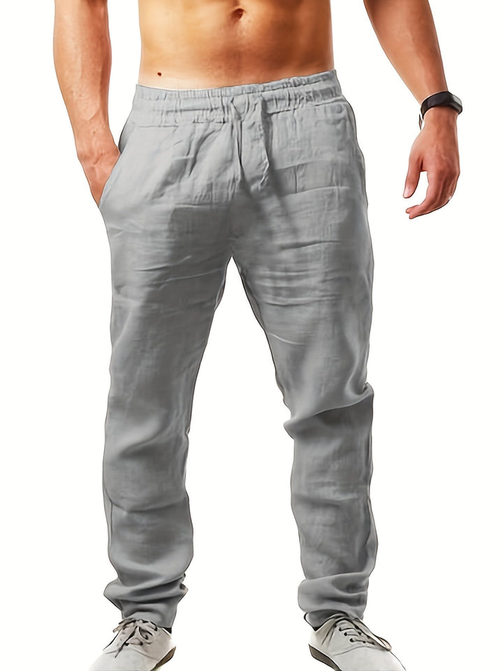 Heren Broek | Tapered | Trekkoord | Zomer