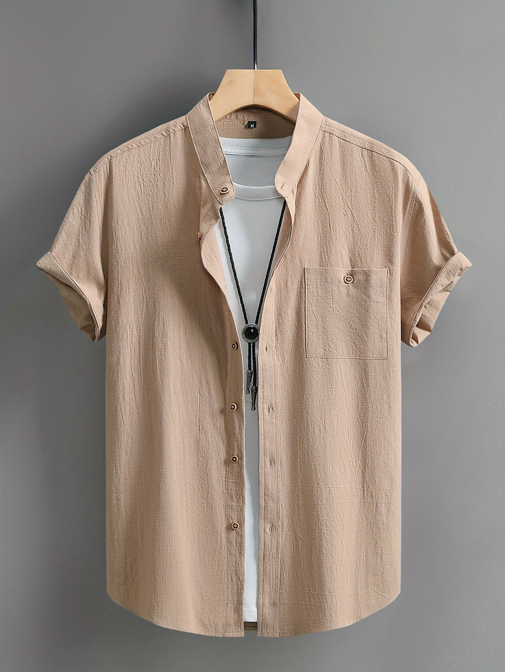 Heren Shirt | Straight | Korte Mouw | Zomer