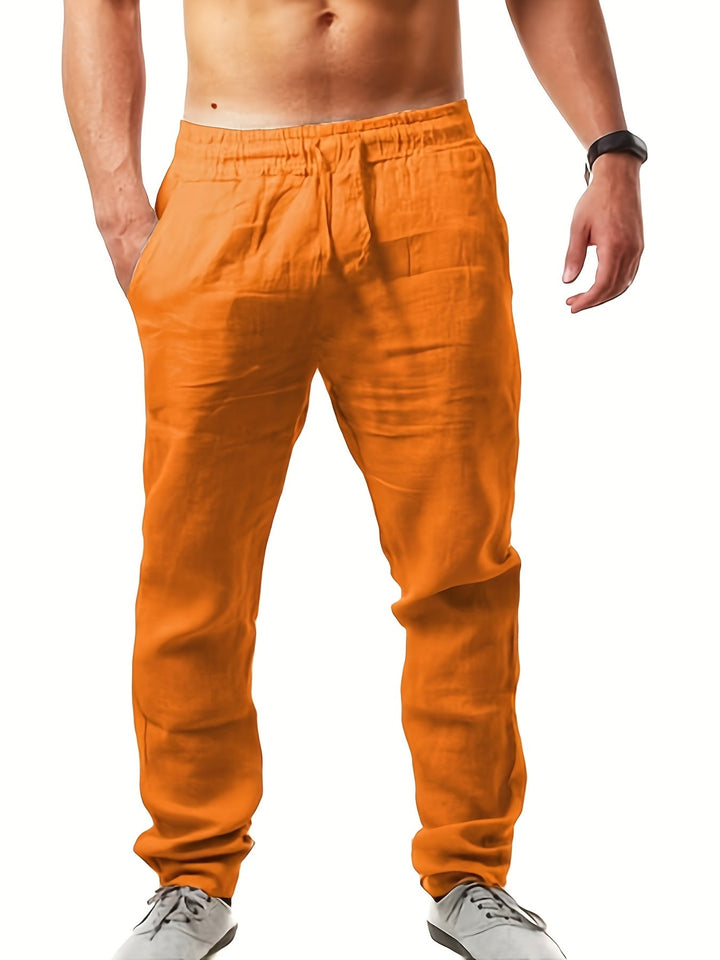 Heren Broek | Tapered | Trekkoord | Zomer