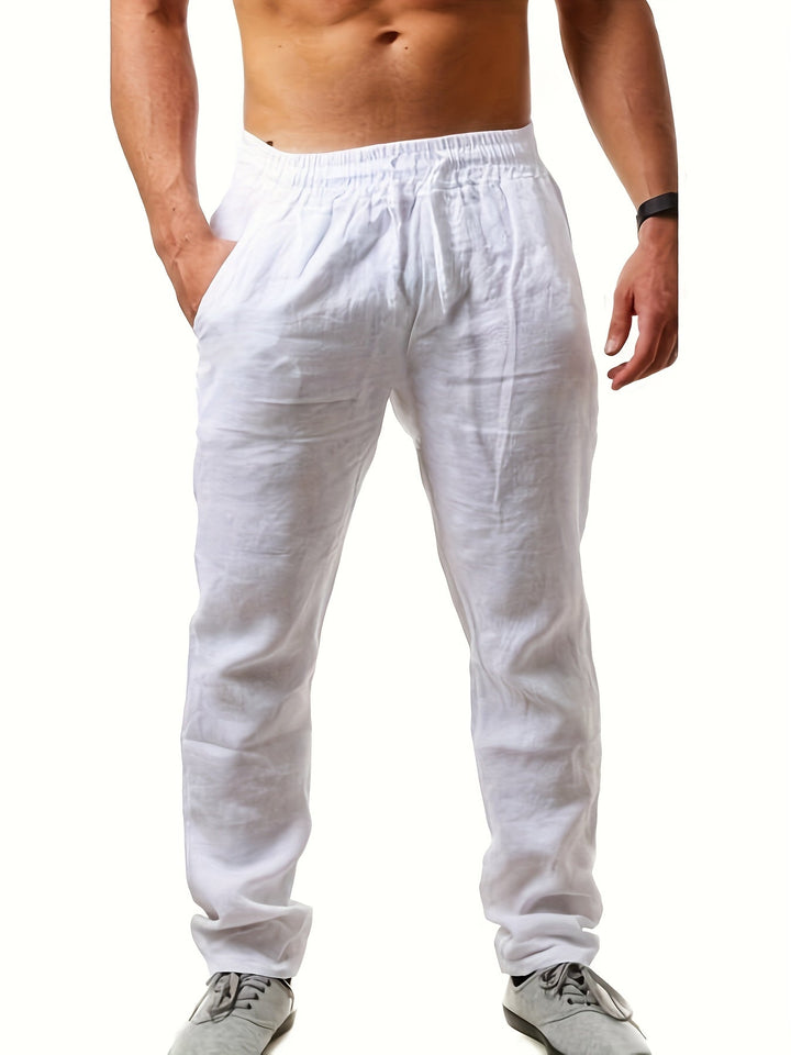 Heren Broek | Tapered | Trekkoord | Zomer