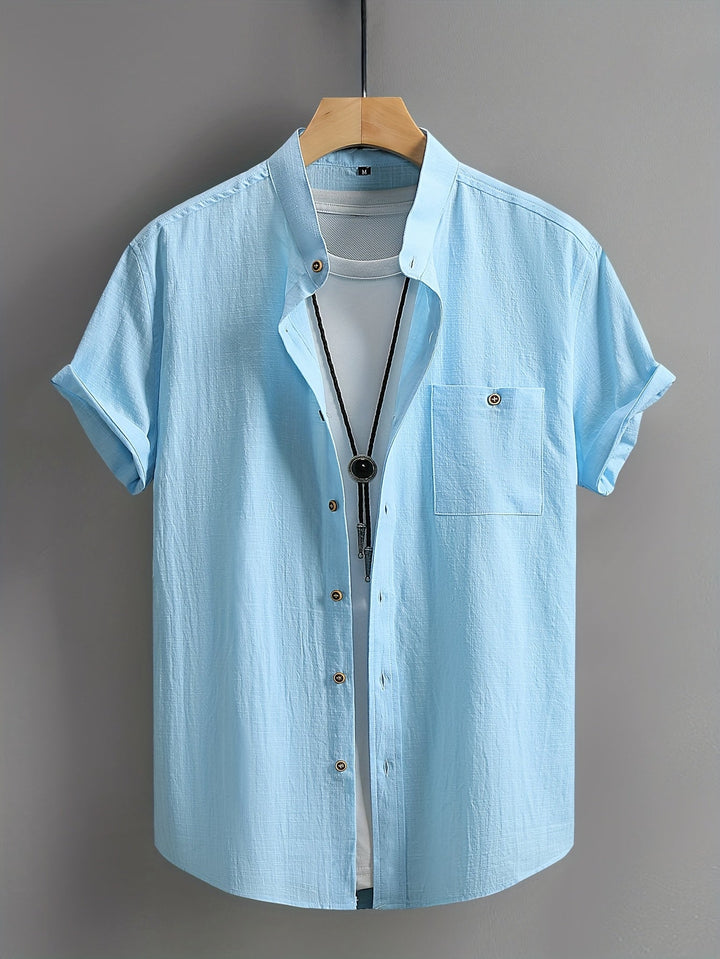 Heren Shirt | Straight | Korte Mouw | Zomer