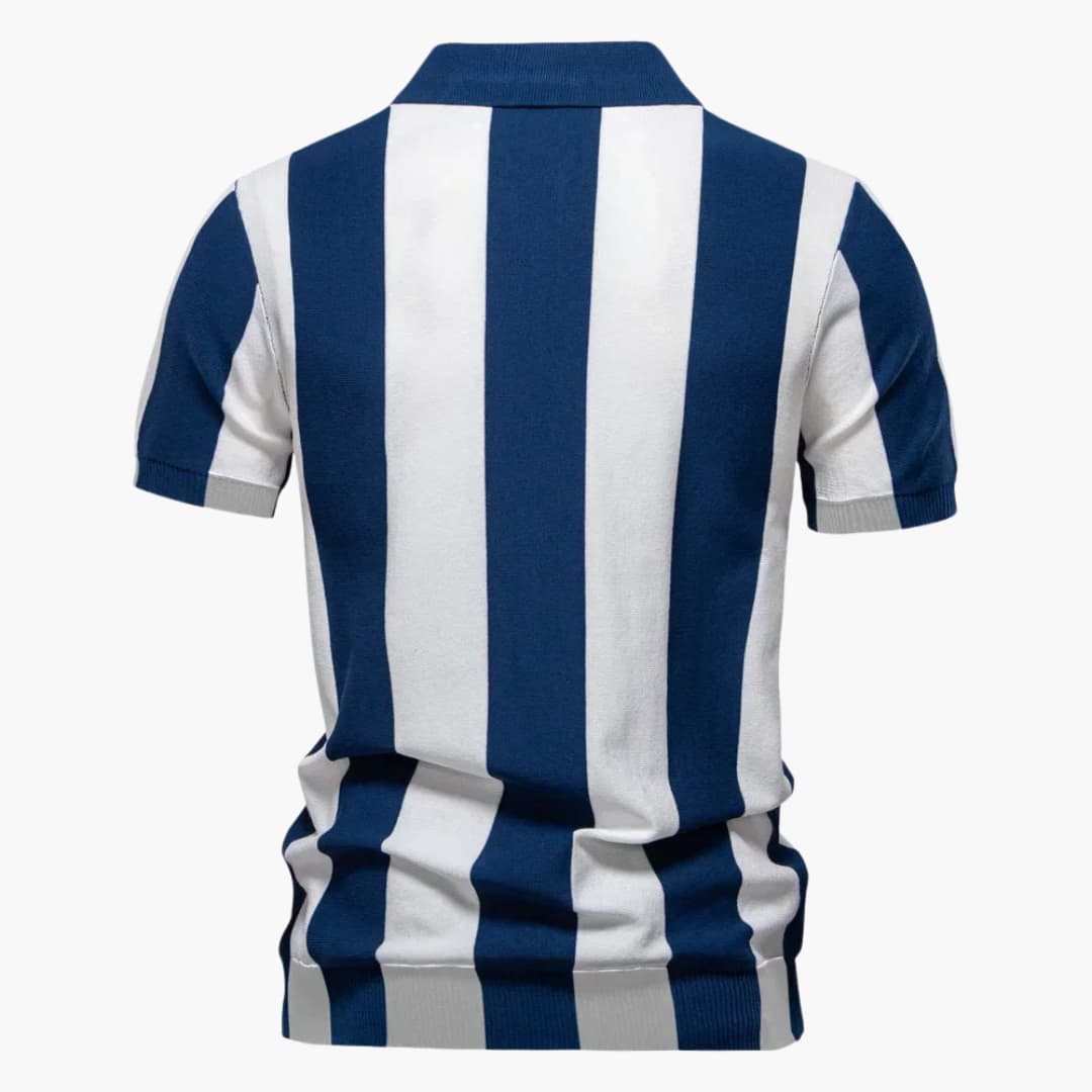 Heren Polo | Retro | Ritssluiting | Zomer
