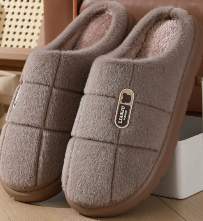 Warme Heren Pantoffels | Zachte Binnenvoering | Anti-Slip Zoo