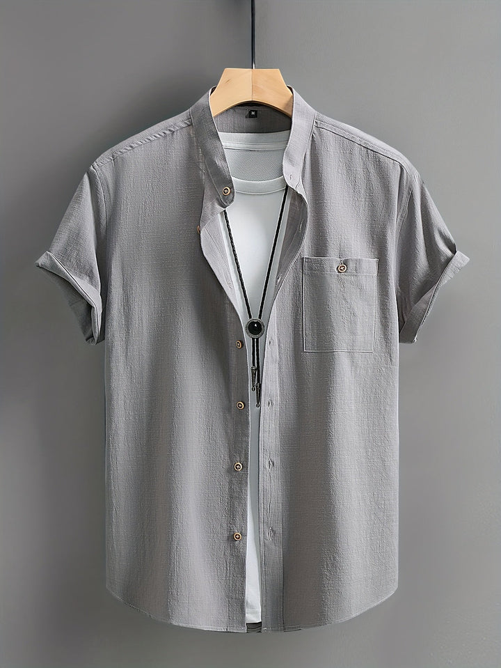 Heren Shirt | Straight | Korte Mouw | Zomer