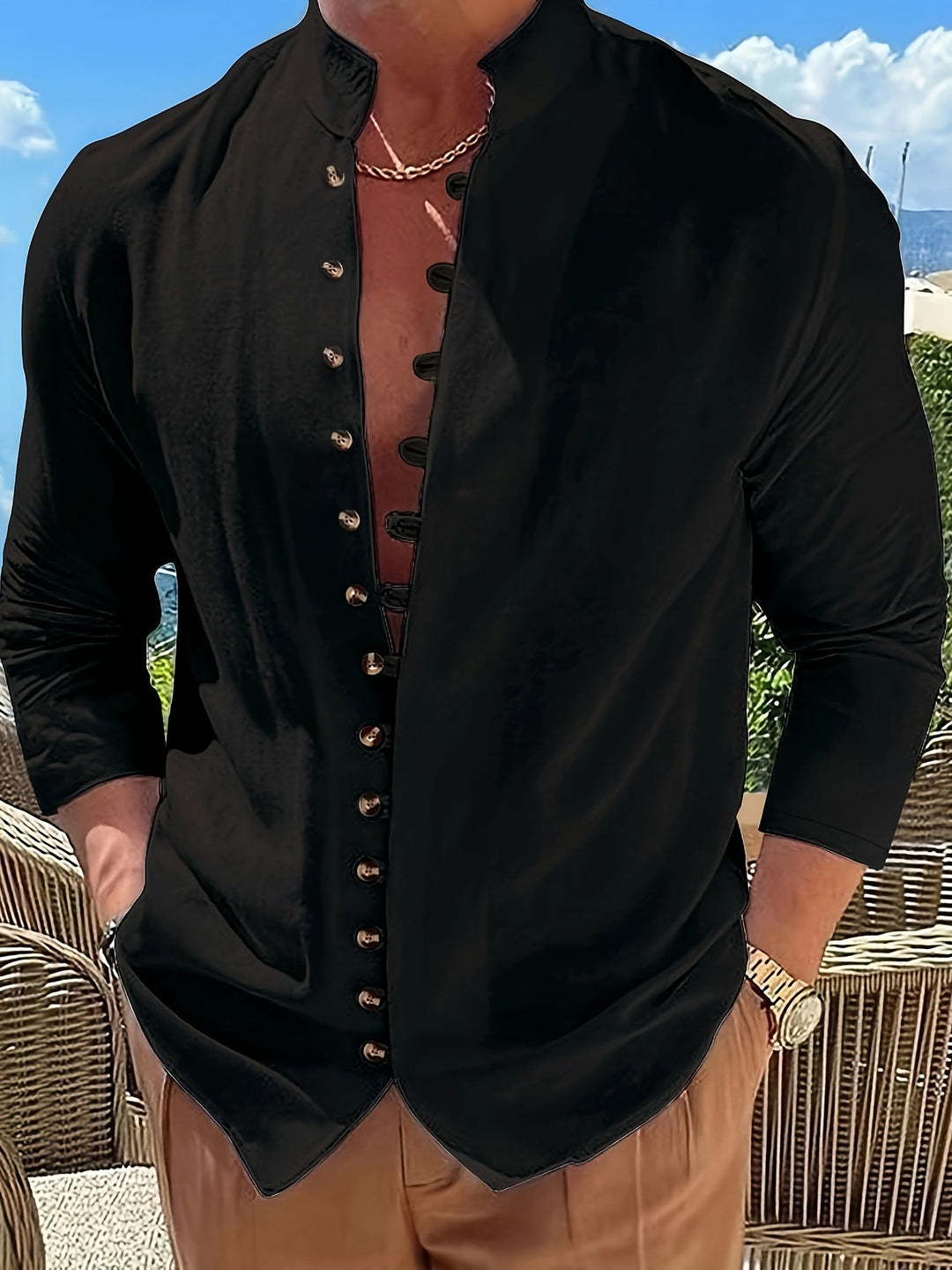 Heren Shirt | Elegant | Lange Mouw | Zomer