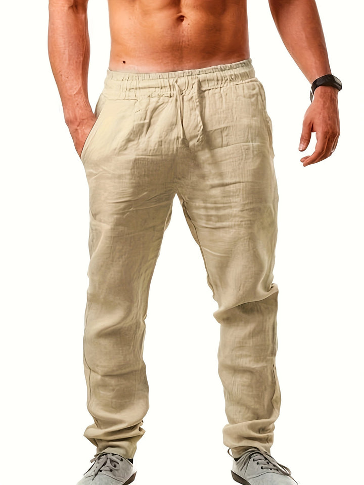 Heren Broek | Tapered | Trekkoord | Zomer