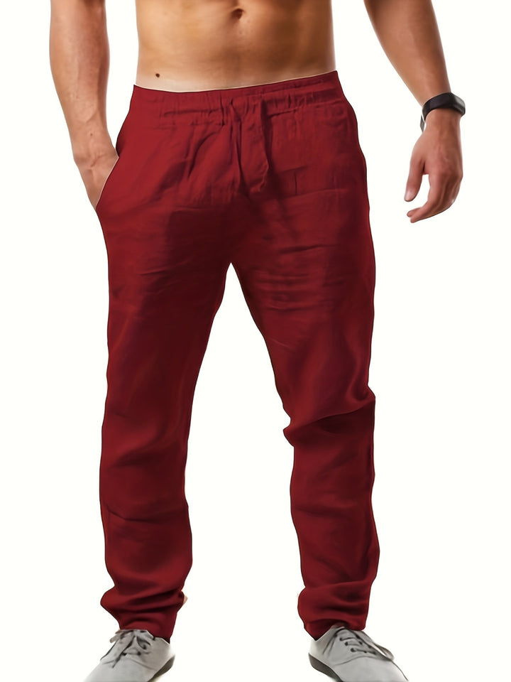 Heren Broek | Tapered | Trekkoord | Zomer