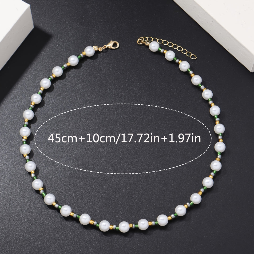 Heren Ketting | Avant-Garde Kunstparels | Stijlvol & Uniek Design | Imitatieparel