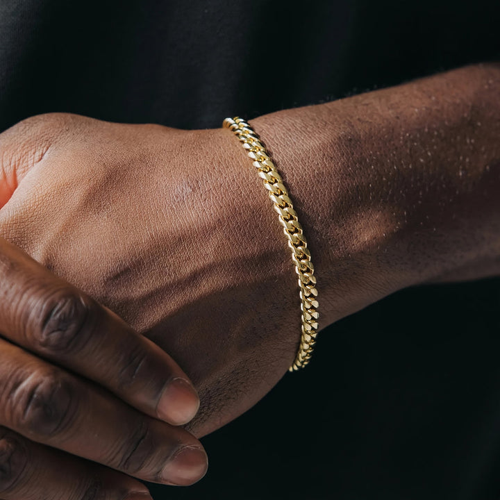 Heren Armband | Schakelketting Design | Hiphop & Ongeplateerd | Roestvrij Staal