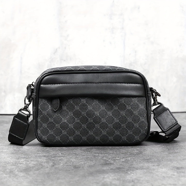 Herentas | Crossbody Vierkant Design | Zakelijk & Casual | PU Leer – Verstelbare Band