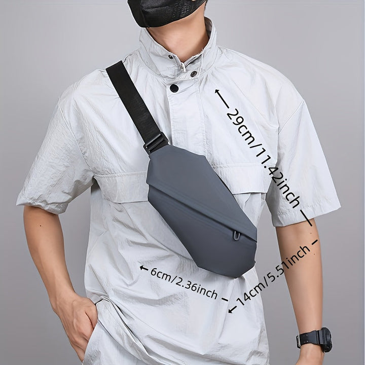 Heren Schoudertas | Outdoor Borsttas & Zakelijke Slingbag | Casual & Functioneel | PU Leer