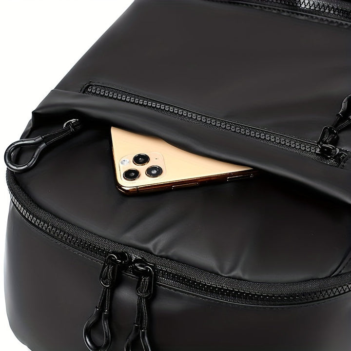 Heren Rugzak | 14-Inch Laptop & Softshell Design | Casual & TSA-Compliant | PU & Polyester