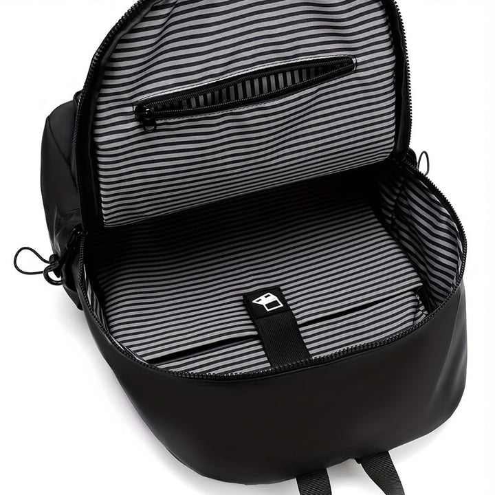 Heren Rugzak | 14-Inch Laptop & Softshell Design | Casual & TSA-Compliant | PU & Polyester