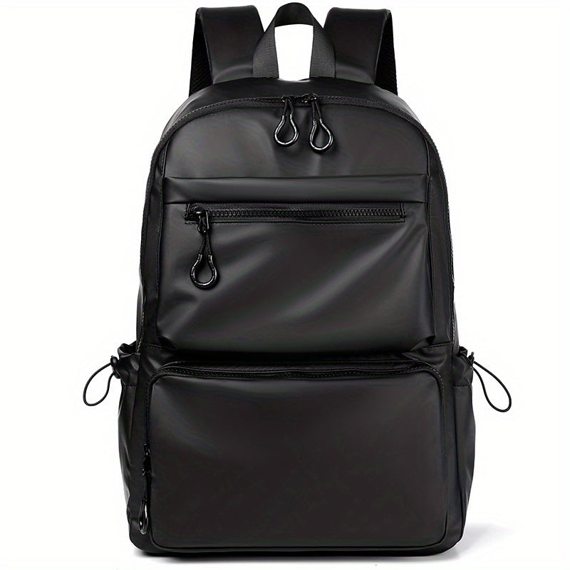 Heren Rugzak | 14-Inch Laptop & Softshell Design | Casual & TSA-Compliant | PU & Polyester