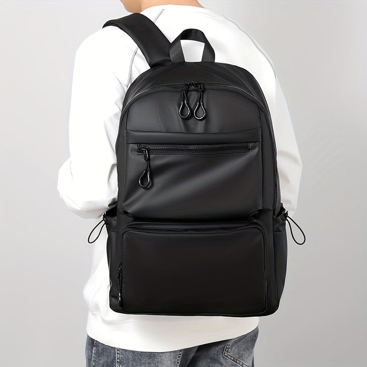 Heren Rugzak | 14-Inch Laptop & Softshell Design | Casual & TSA-Compliant | PU & Polyester