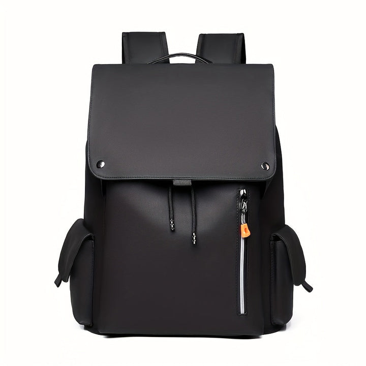 Heren Laptop Rugzak | Grote Capaciteit | Met Laptopvak & Drukknoop | Kunstleer