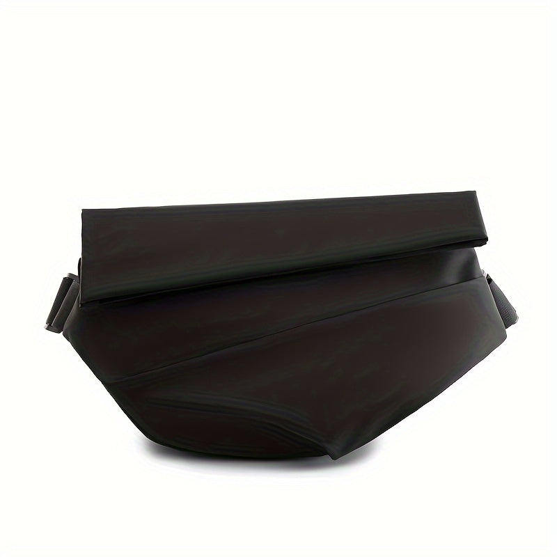 Heren Crossbody Tas | Robuust & Casual | Magnetische Gesp | Zwart Oxford