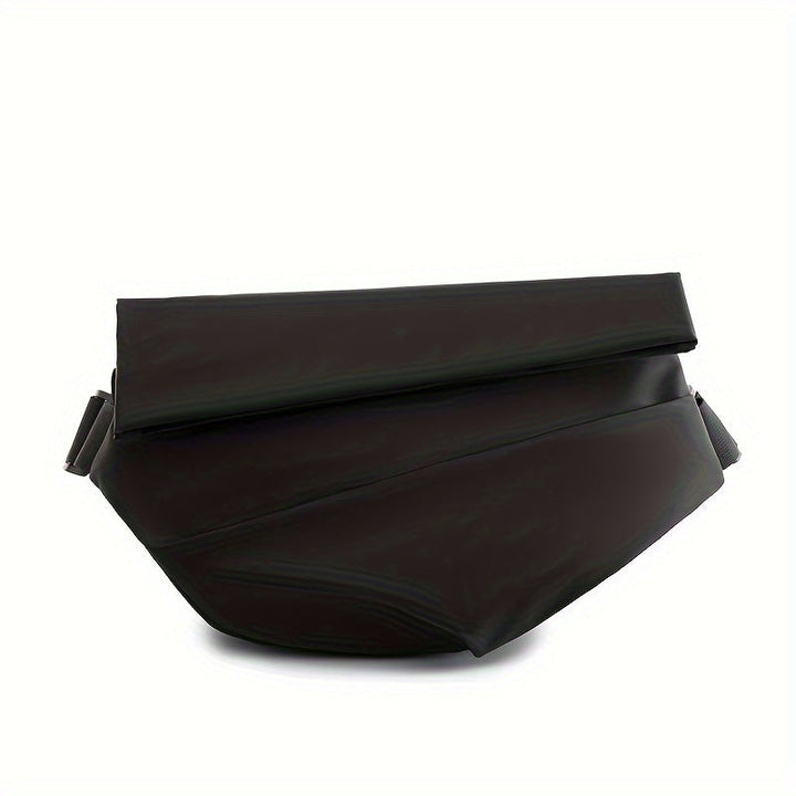 Heren Crossbody Tas | Robuust & Casual | Magnetische Gesp | Zwart Oxford