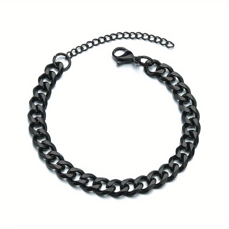 Heren Armband | Cubaanse Schakel | Verguld Roestvrij Staal | Hip Hop Stijl