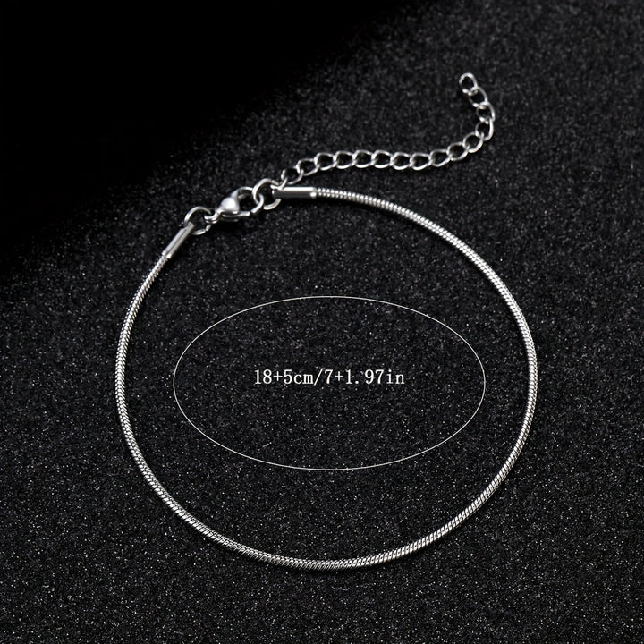 Heren Armband | Goudkleurige Slangenketting | Hip Hop Stijl | Roestvrij Staal met Kreeftsluiting