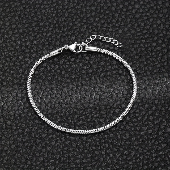 Heren Armband | Goudkleurige Slangenketting | Hip Hop Stijl | Roestvrij Staal met Kreeftsluiting