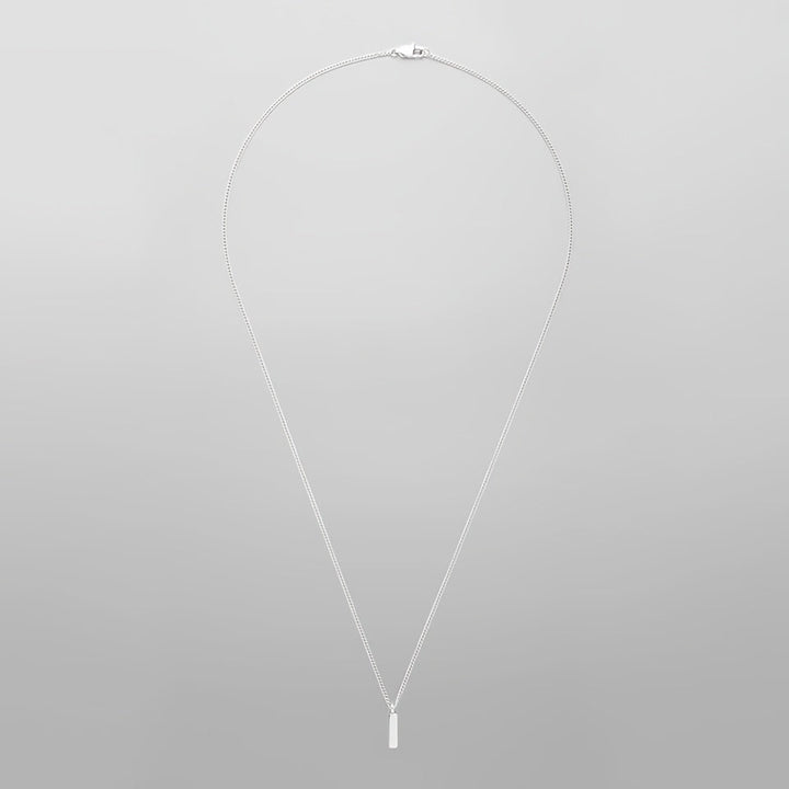 Heren Ketting | Vierkante Hanger | Verguld & RVS | Minimalistisch & Luxueus