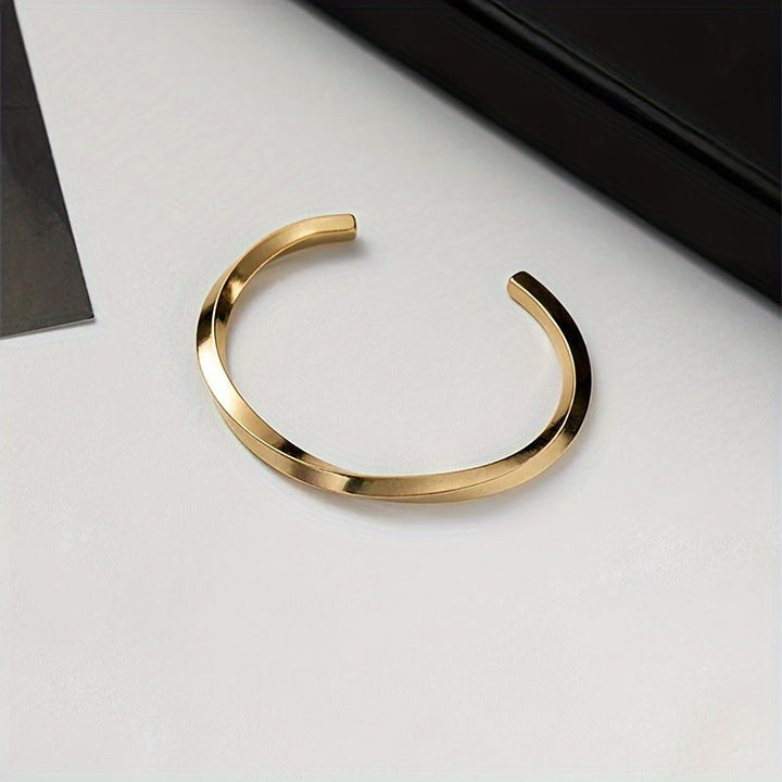 Heren Manchetarmband | Minimalistisch Design | Roestvrij Staal | Dagelijks Accessoire