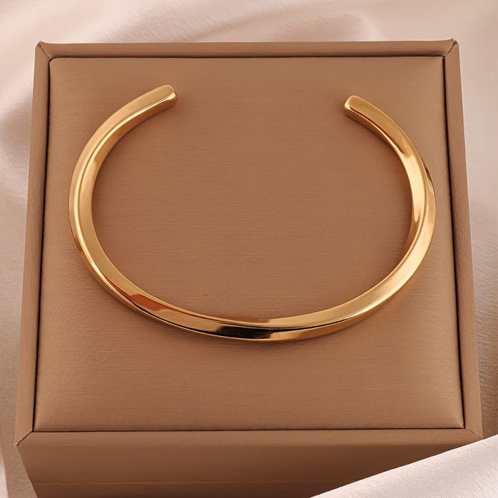 Heren Manchetarmband | Minimalistisch Design | Roestvrij Staal | Dagelijks Accessoire