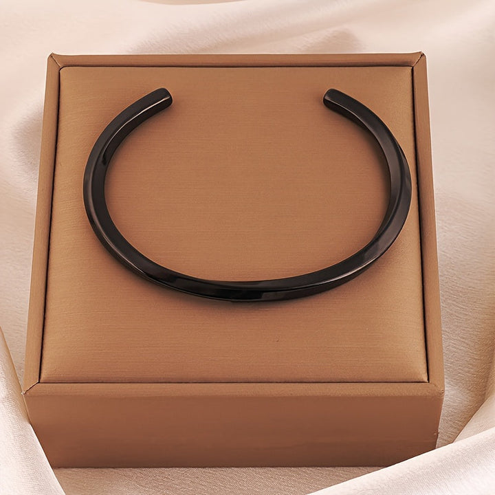 Heren Manchetarmband | Minimalistisch Design | Roestvrij Staal | Dagelijks Accessoire