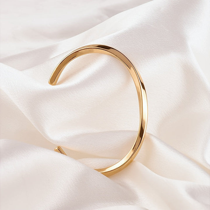 Heren Manchetarmband | Minimalistisch Design | Roestvrij Staal | Dagelijks Accessoire