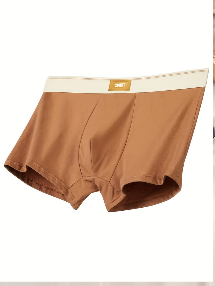 Heren Boxershorts | Set van 3 | Ademende Polyester met Stretch | Effen Kleur & Comfort Fit