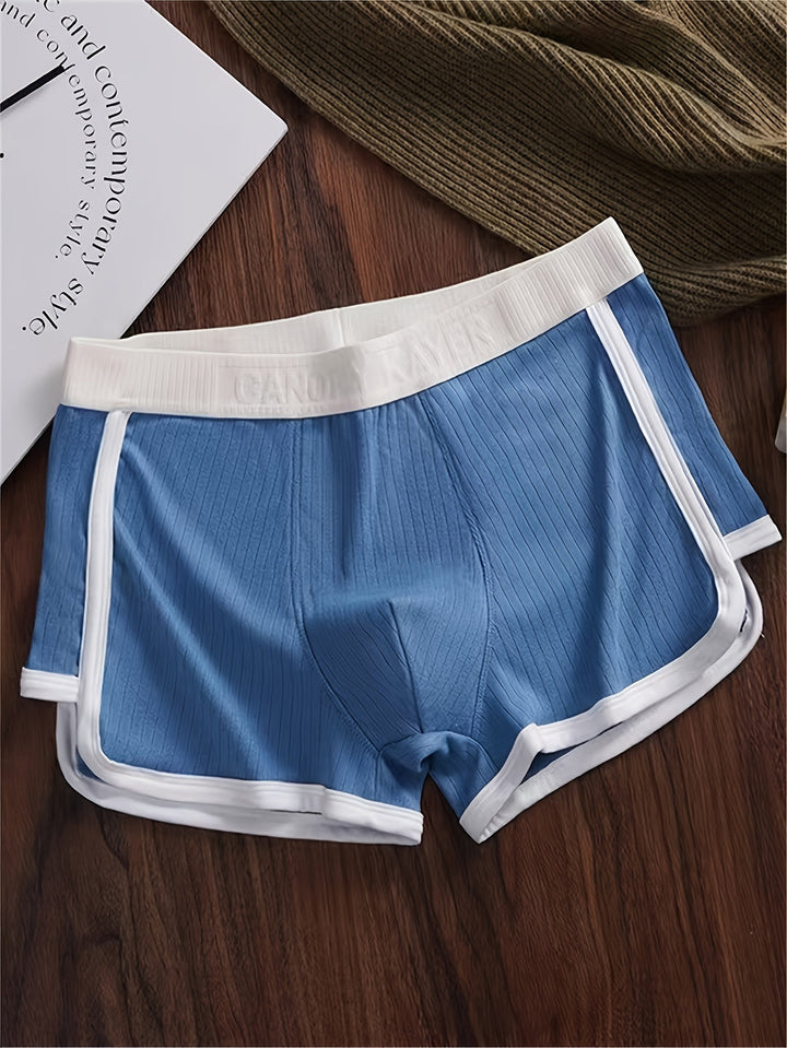 Heren Boxershorts | Set van 3 | Ademend & Sneldrogend | Polyester met Stretch | Effen Kleur