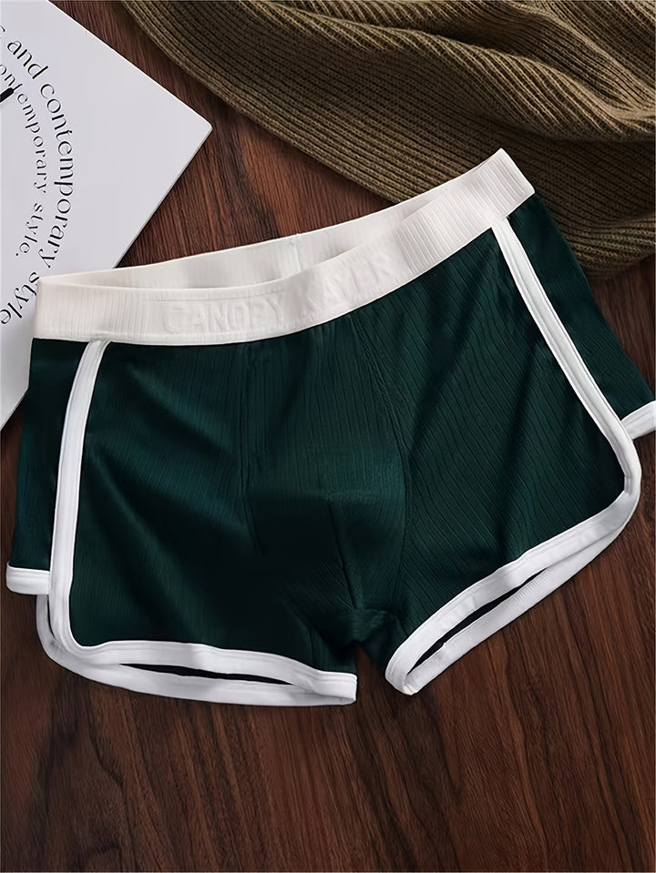 Heren Boxershorts | Set van 3 | Ademend & Sneldrogend | Polyester met Stretch | Effen Kleur