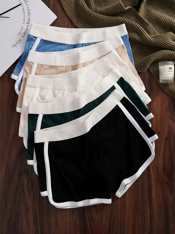 Heren Boxershorts | Set van 3 | Ademend & Sneldrogend | Polyester met Stretch | Effen Kleur
