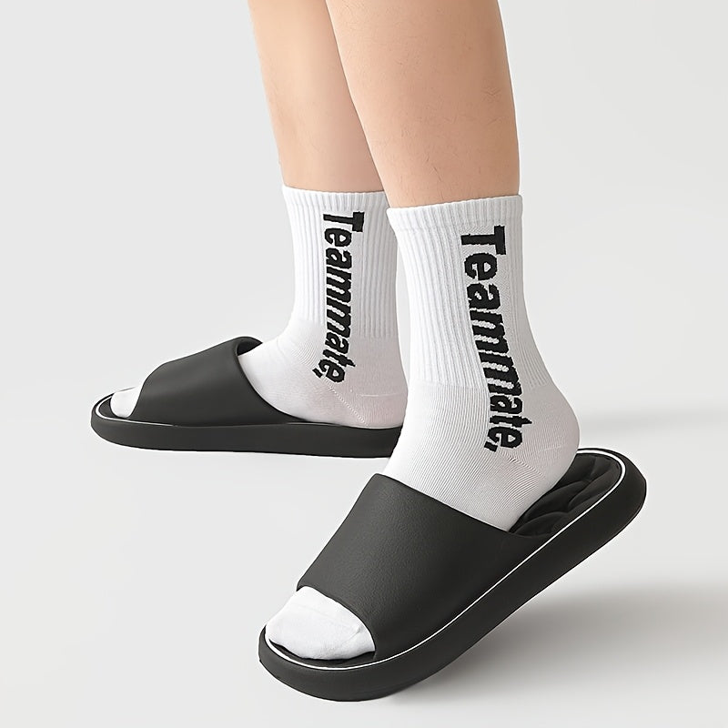 Heren Slippers | EVA Slip-On met Antislip Zool | Gestreept & All-Season
