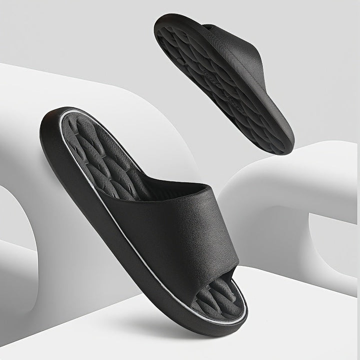 Heren Slippers | EVA Slip-On met Antislip Zool | Gestreept & All-Season