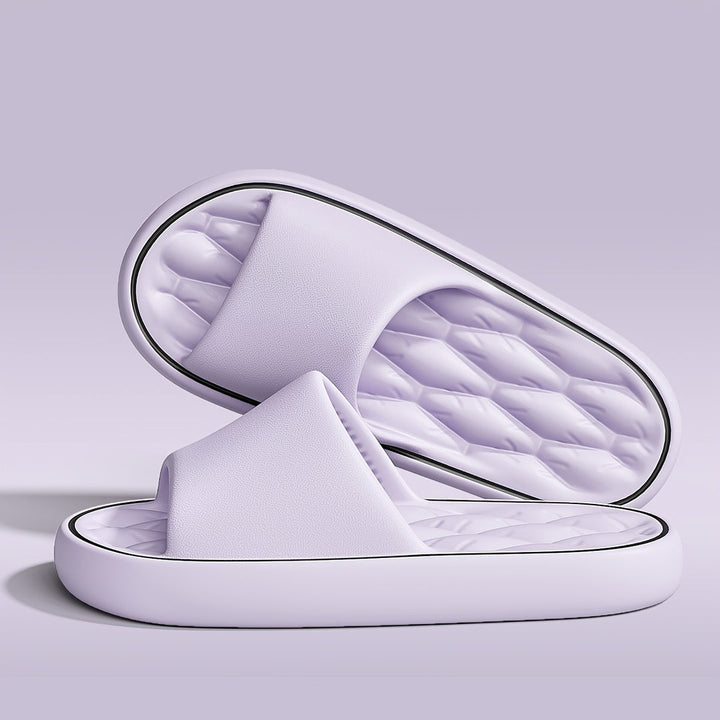 Heren Slippers | EVA Slip-On met Antislip Zool | Gestreept & All-Season