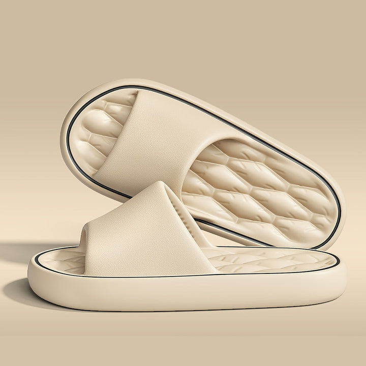 Heren Slippers | EVA Slip-On met Antislip Zool | Gestreept & All-Season