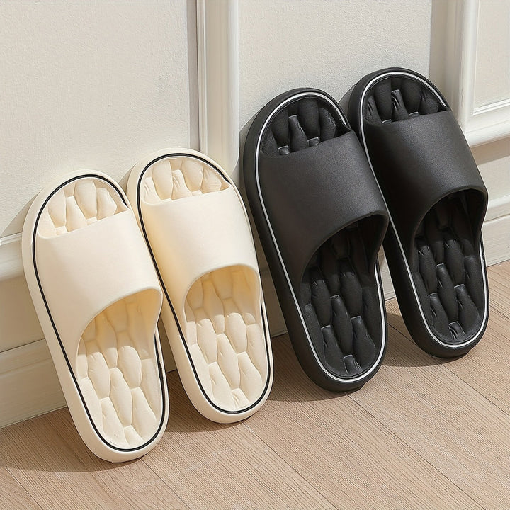 Heren Slippers | EVA Slip-On met Antislip Zool | Gestreept & All-Season
