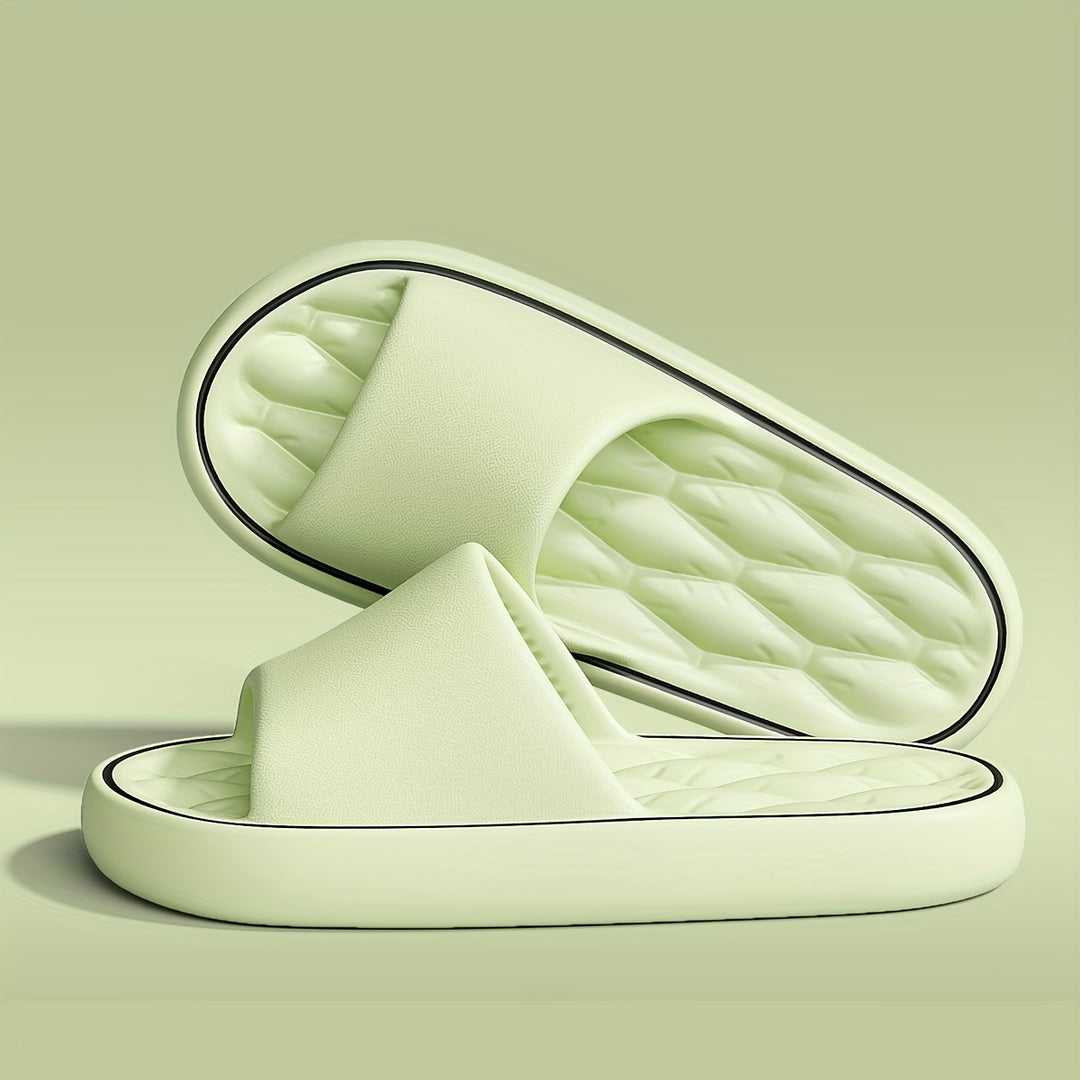 Heren Slippers | EVA Slip-On met Antislip Zool | Gestreept & All-Season