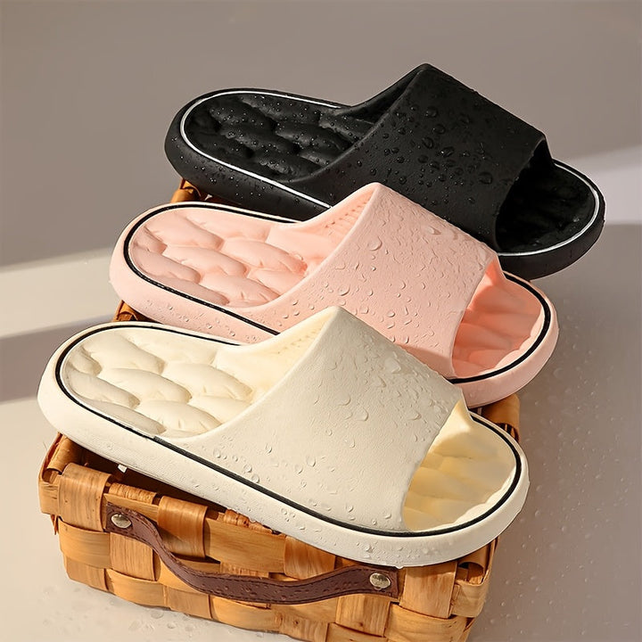 Heren Slippers | EVA Slip-On met Antislip Zool | Gestreept & All-Season