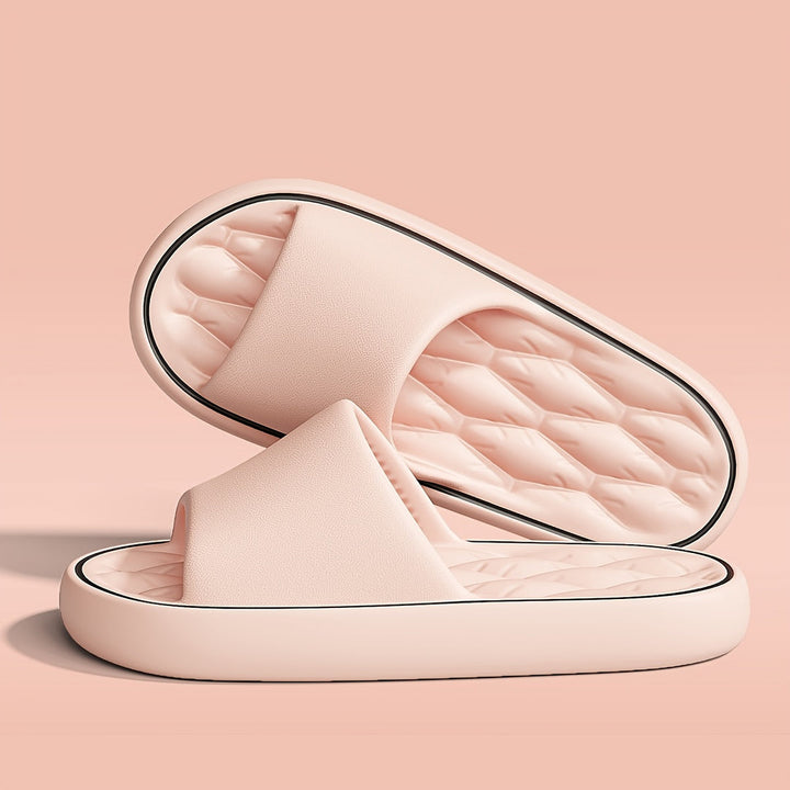 Heren Slippers | EVA Slip-On met Antislip Zool | Gestreept & All-Season