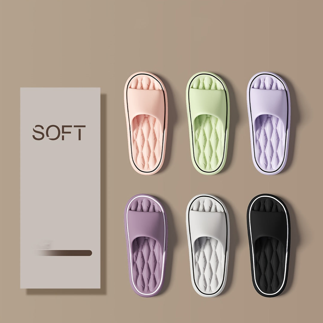 Heren Slippers | EVA Slip-On met Antislip Zool | Gestreept & All-Season